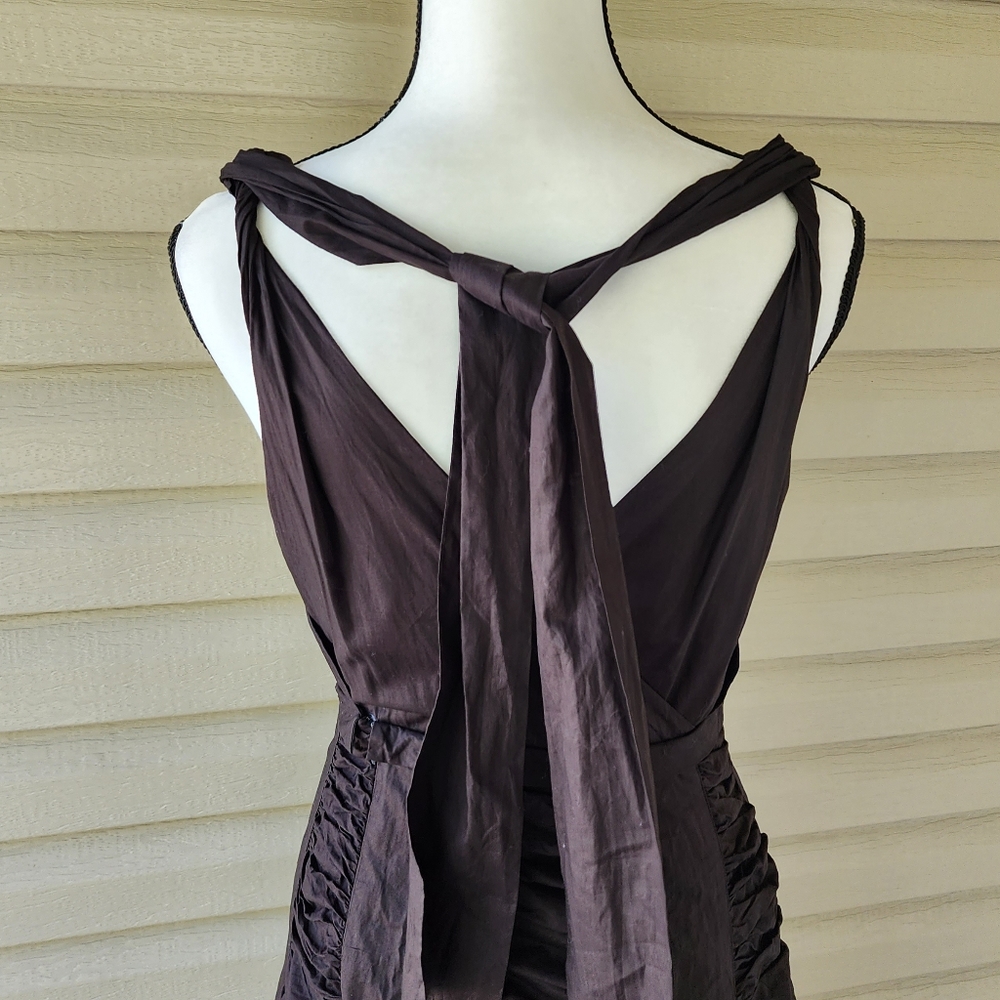 Marc Jacobs plunge neckline midi dress size 6 - Picture 9 of 14